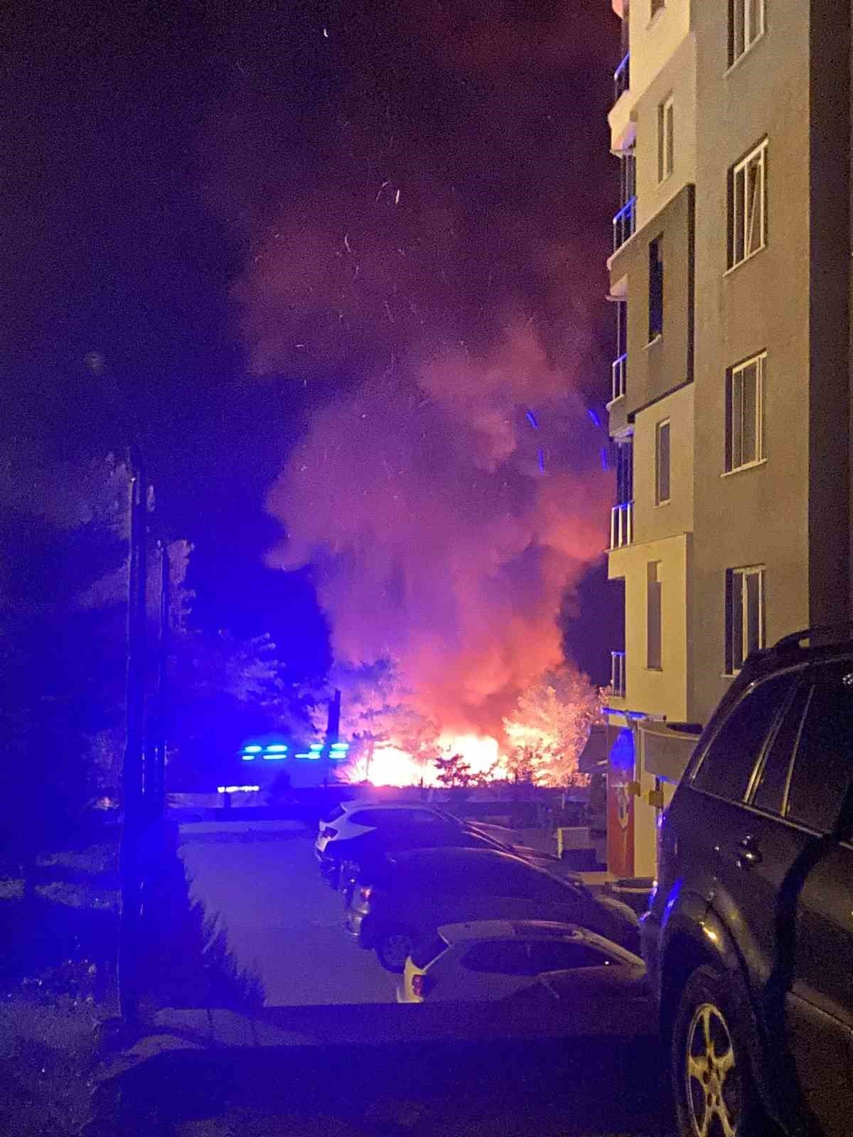 "Eski eşinin işyerini kundakladı" iddiası