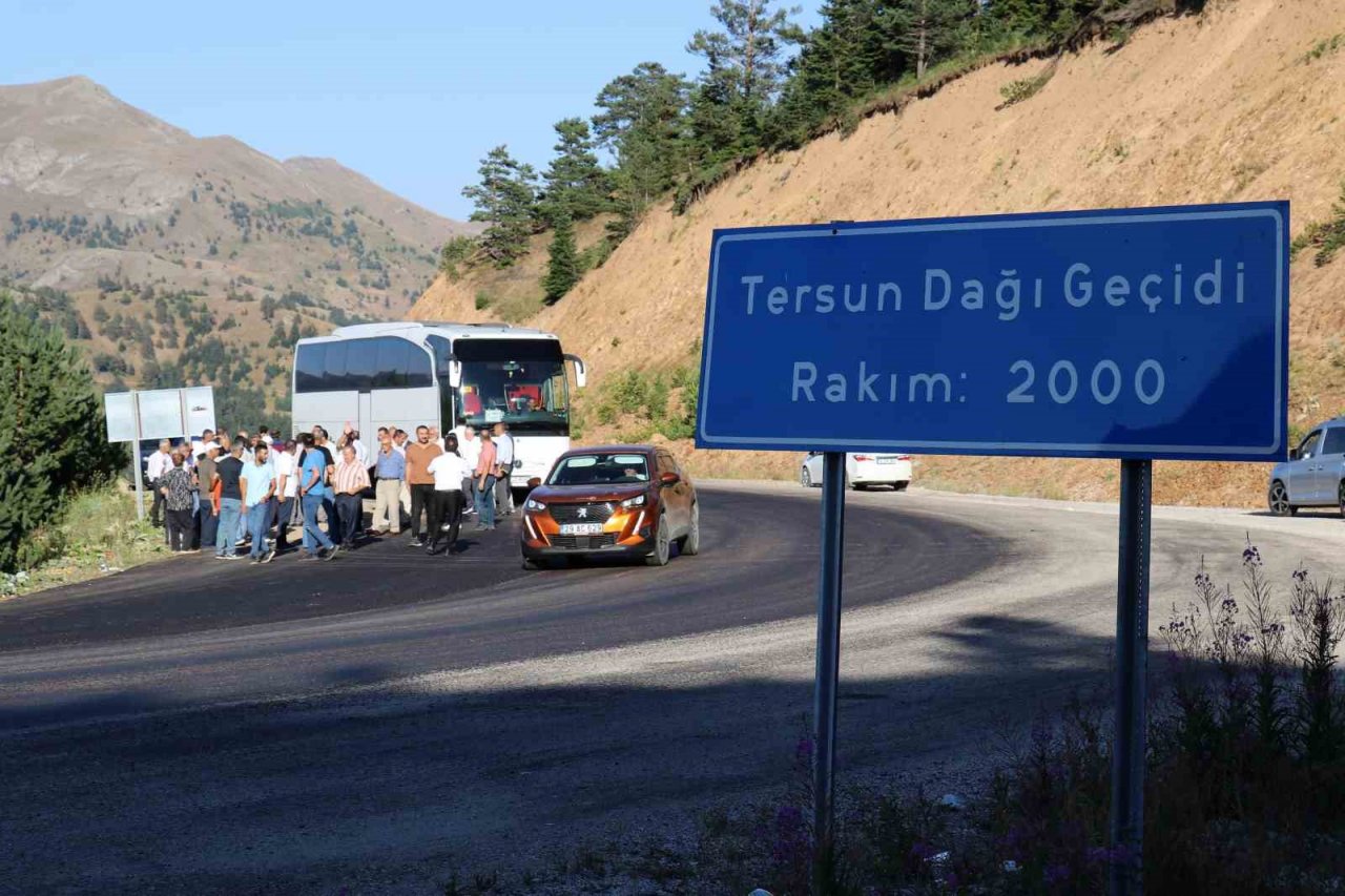Şiranlılar Tersun Dağı’na tünel istiyor