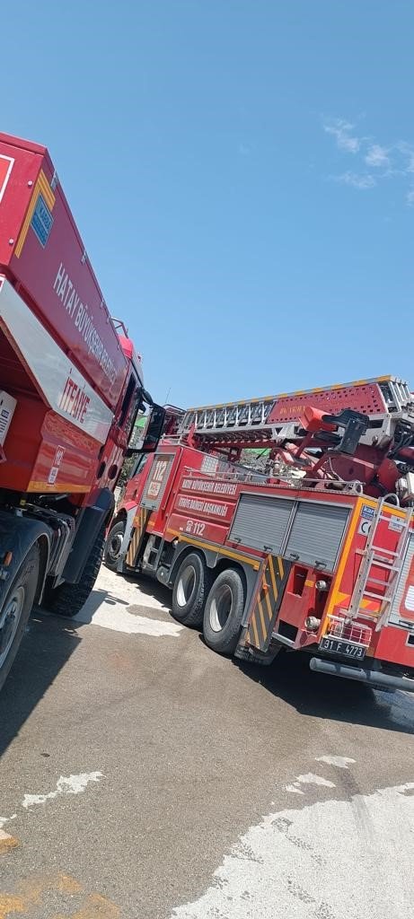 Çadır yangını söndürüldü