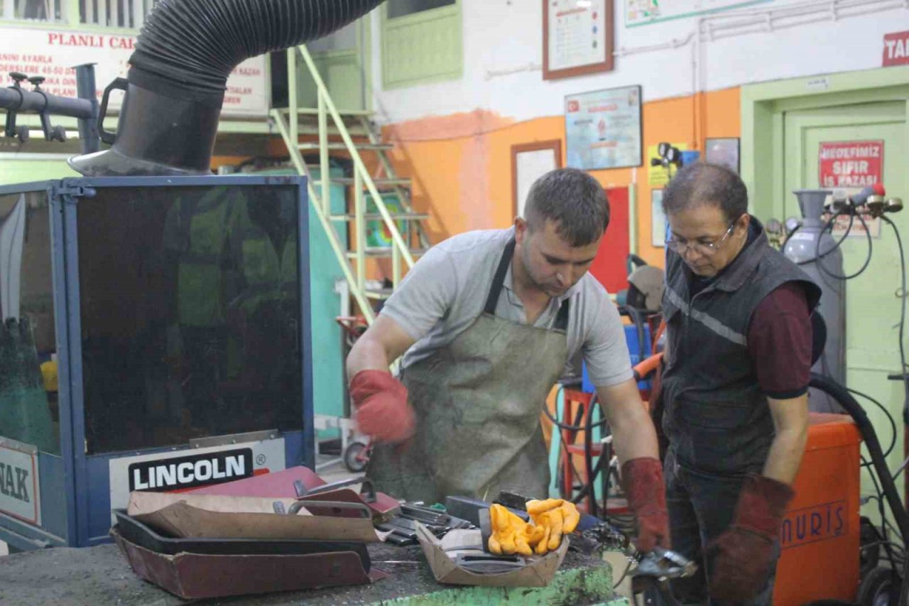 Nevşehir’de istihdam garantili ’kaynakçılık’ kursu başladı