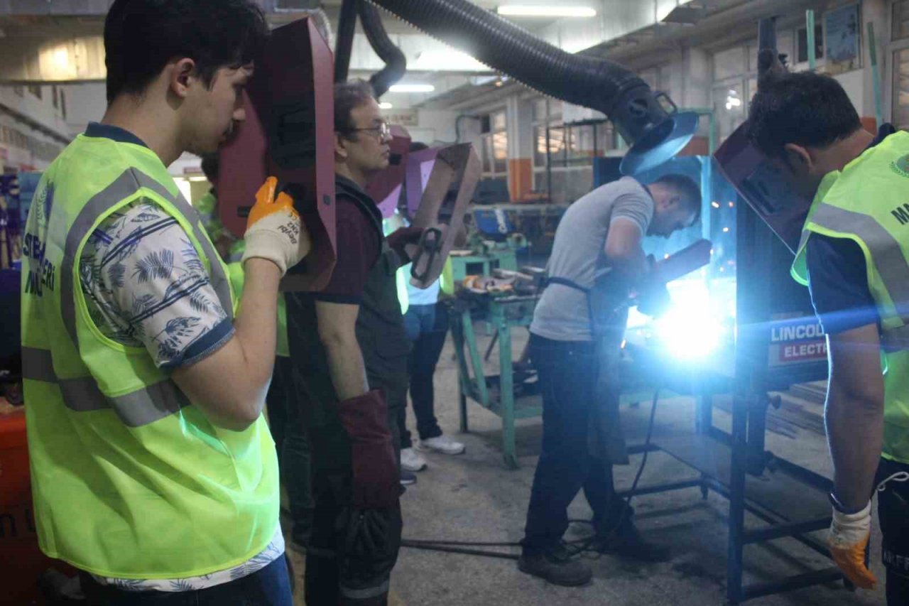 Nevşehir’de istihdam garantili ’kaynakçılık’ kursu başladı