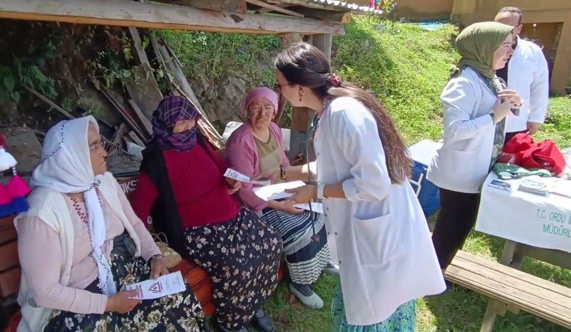 Gölköy’ün kırsal noktalarında ’mobil kanser taraması’ hizmeti başlatıldı