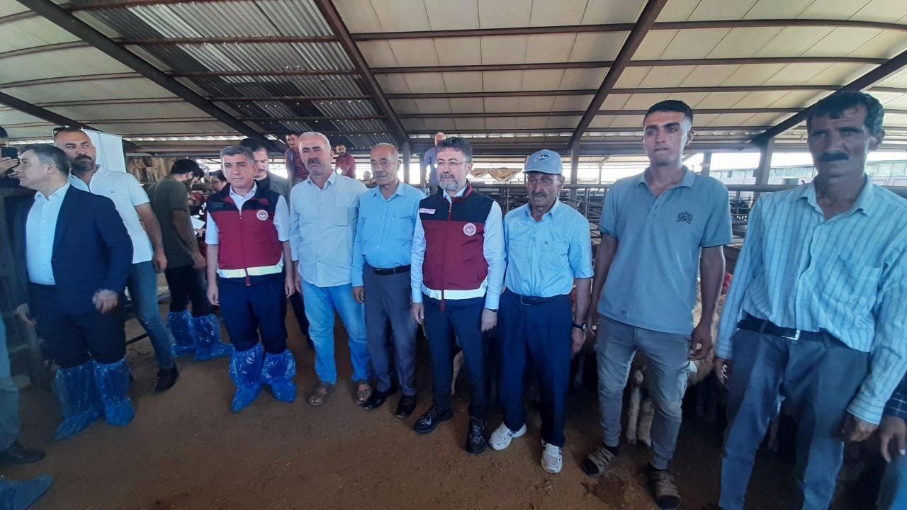 Bakan Yumaklı depremzedelere küçükbaş hayvan dağıttı