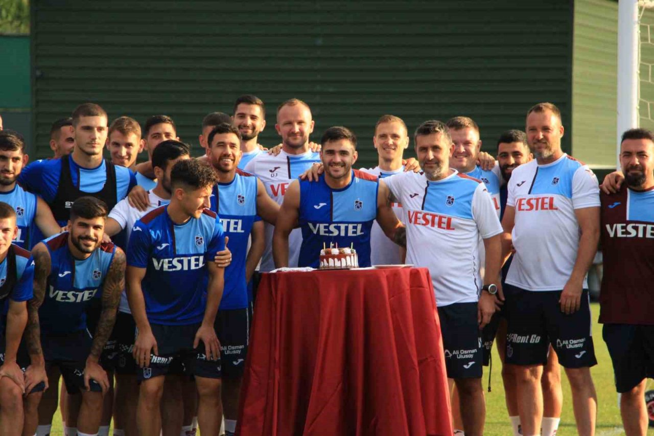 Trabzonspor, Galatasaray maçının hazırlıklarını sürdürdü