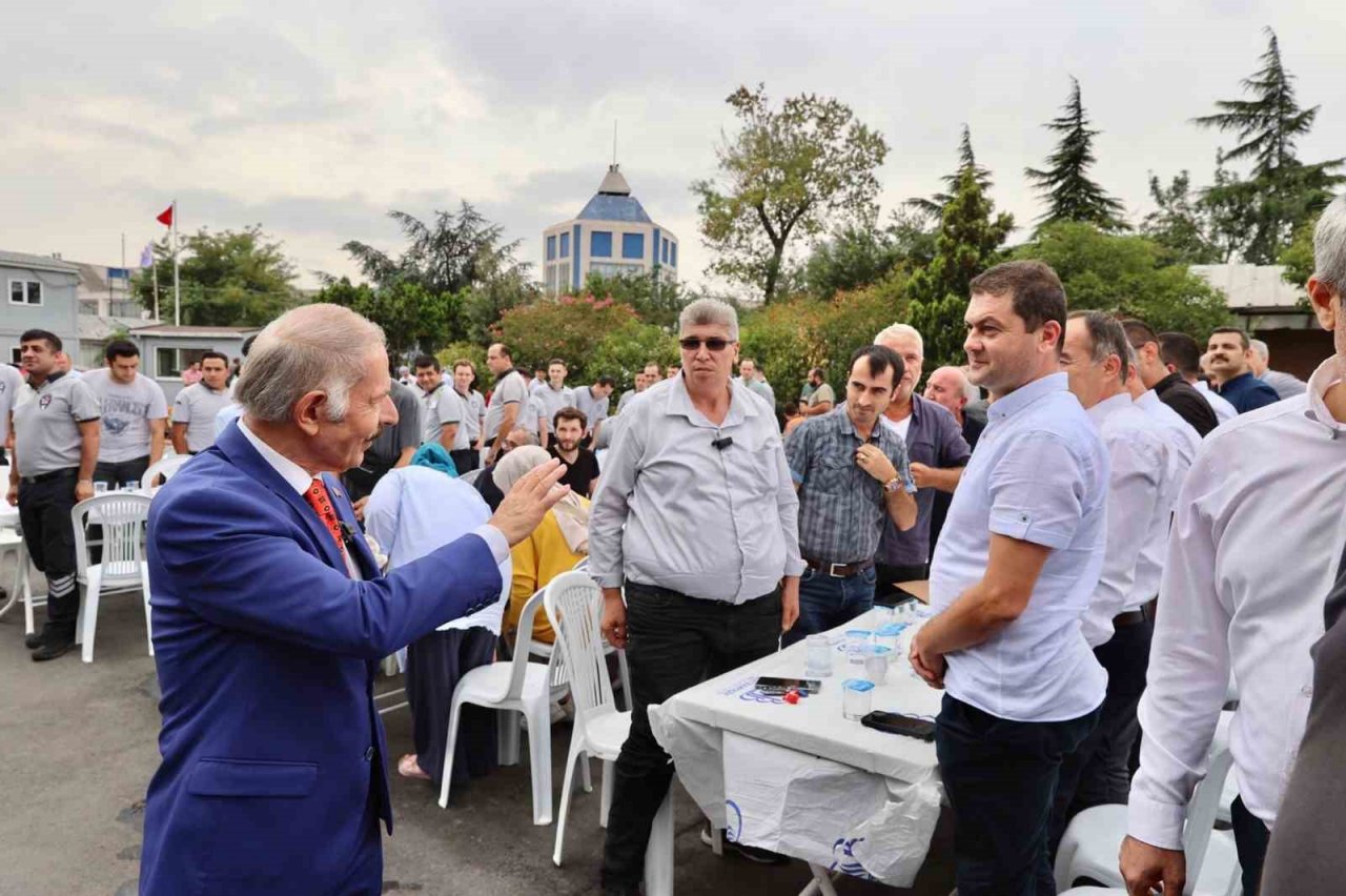 Başkan Aydıner işçilerle buluştu