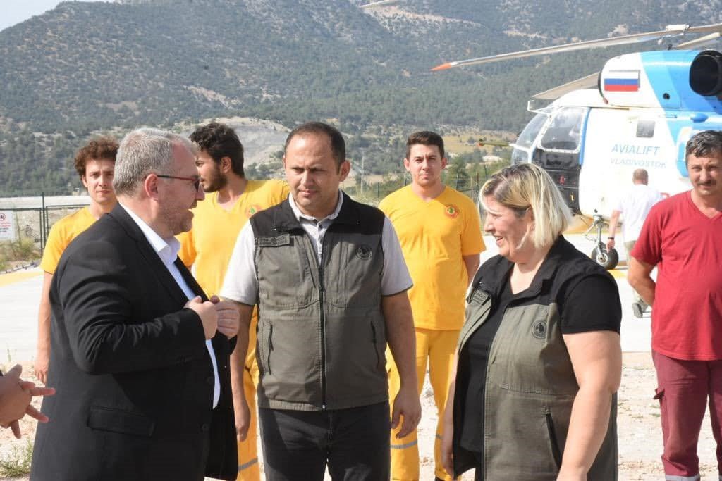 Bilecik’in ilk yangın söndürme helikopteri göreve başladı