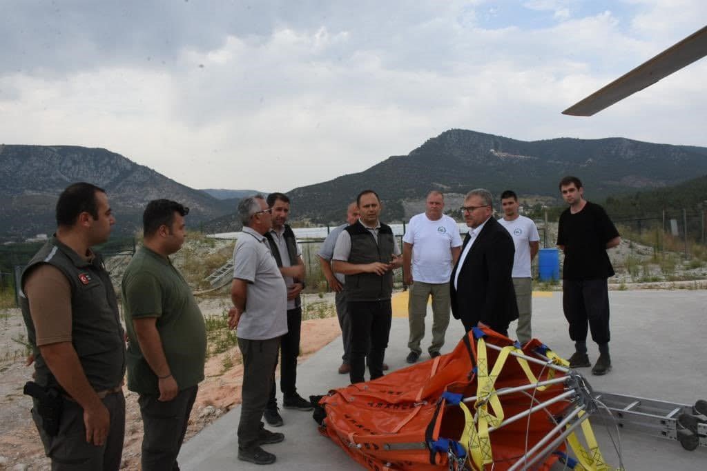 Bilecik’in ilk yangın söndürme helikopteri göreve başladı