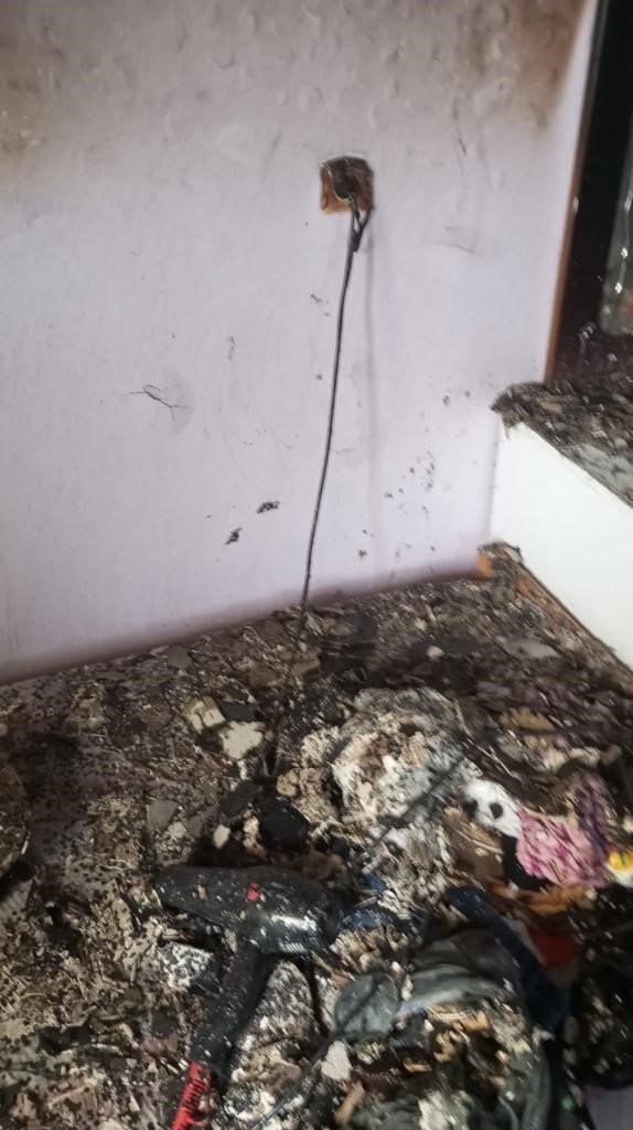 Hatay’’da evde çıkan yangın söndürüldü