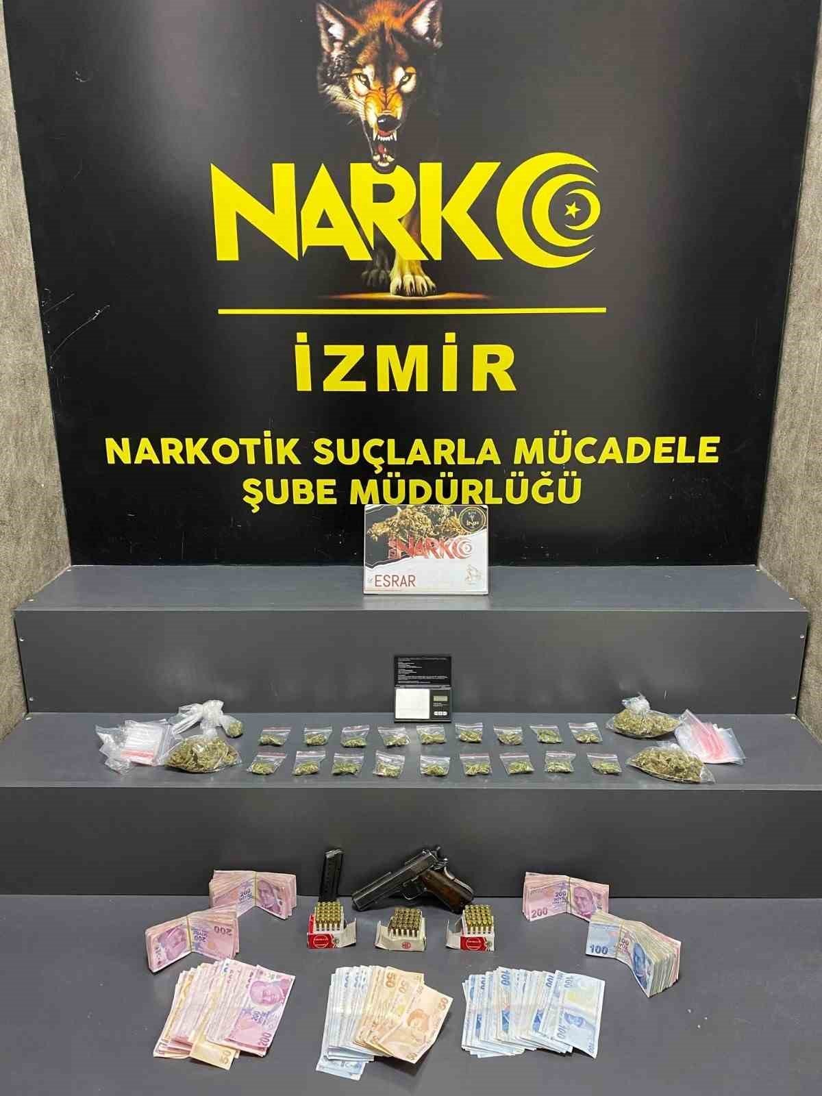 İzmir’de 63 uyuşturucu operasyonunda 37 tutuklama