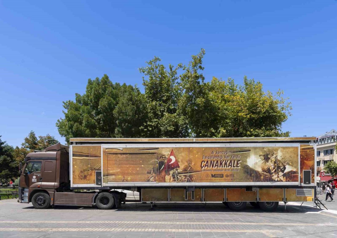 Başkan Büyükkılıç’tan Çanakkale Savaşları Mobil Müze Tırına davet