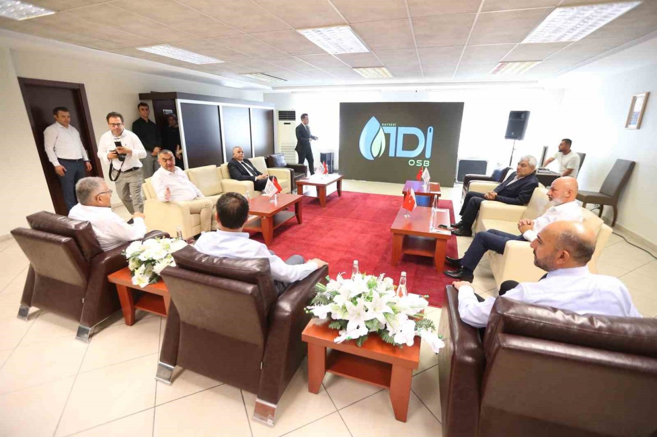 Vali Çiçek ve Başkan Büyükkılıç’tan KTB’ye hem ziyaret hem toplantı