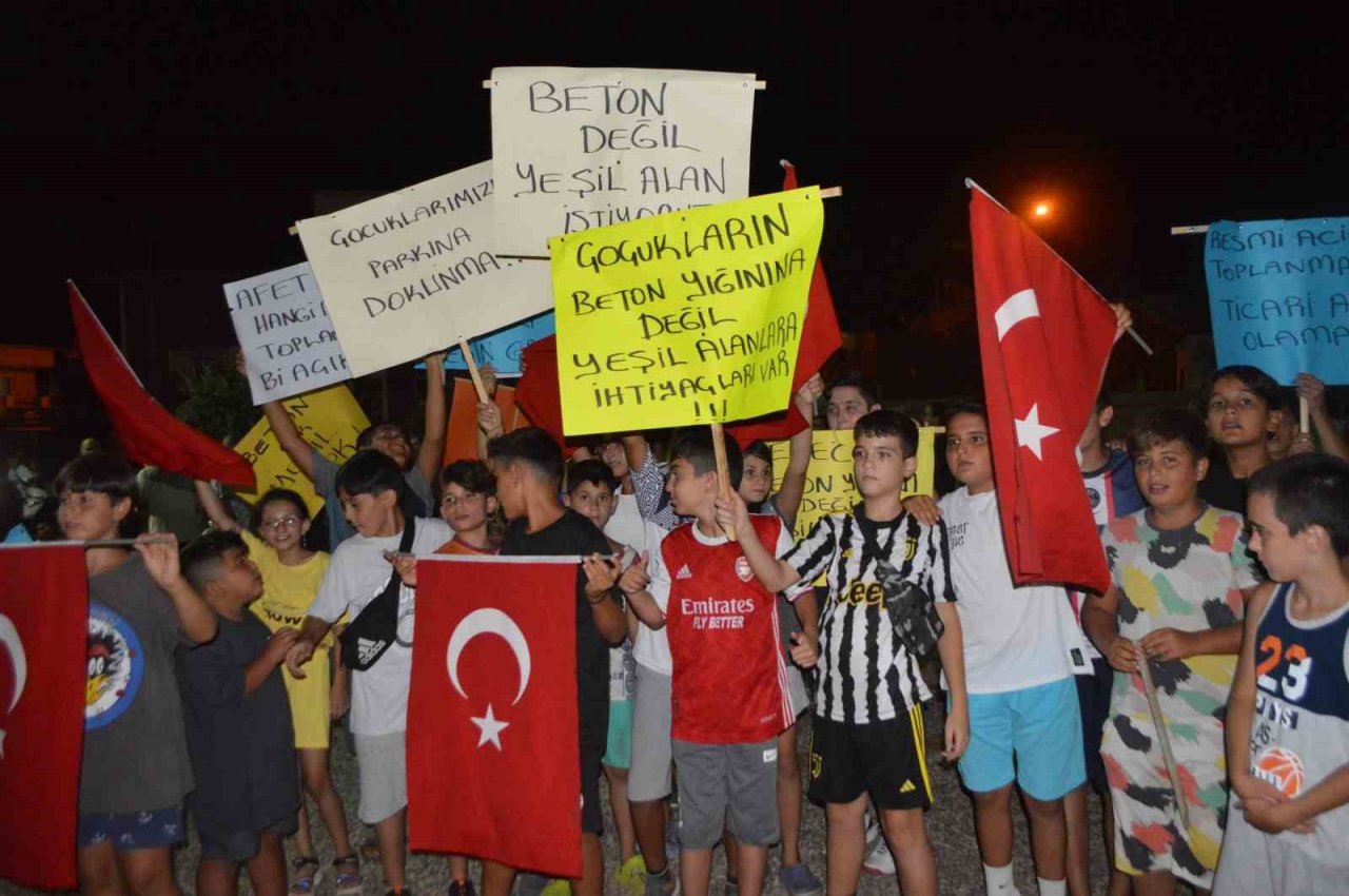 İçmeler Mahallesi sakinleri, projeye değil alana karşı olduklarını açıkladı