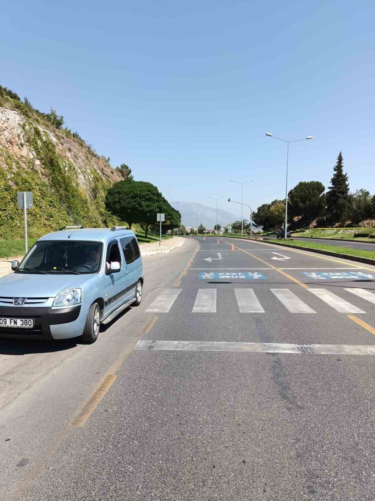 Menteşe’de havadan trafik denetimi yapıldı