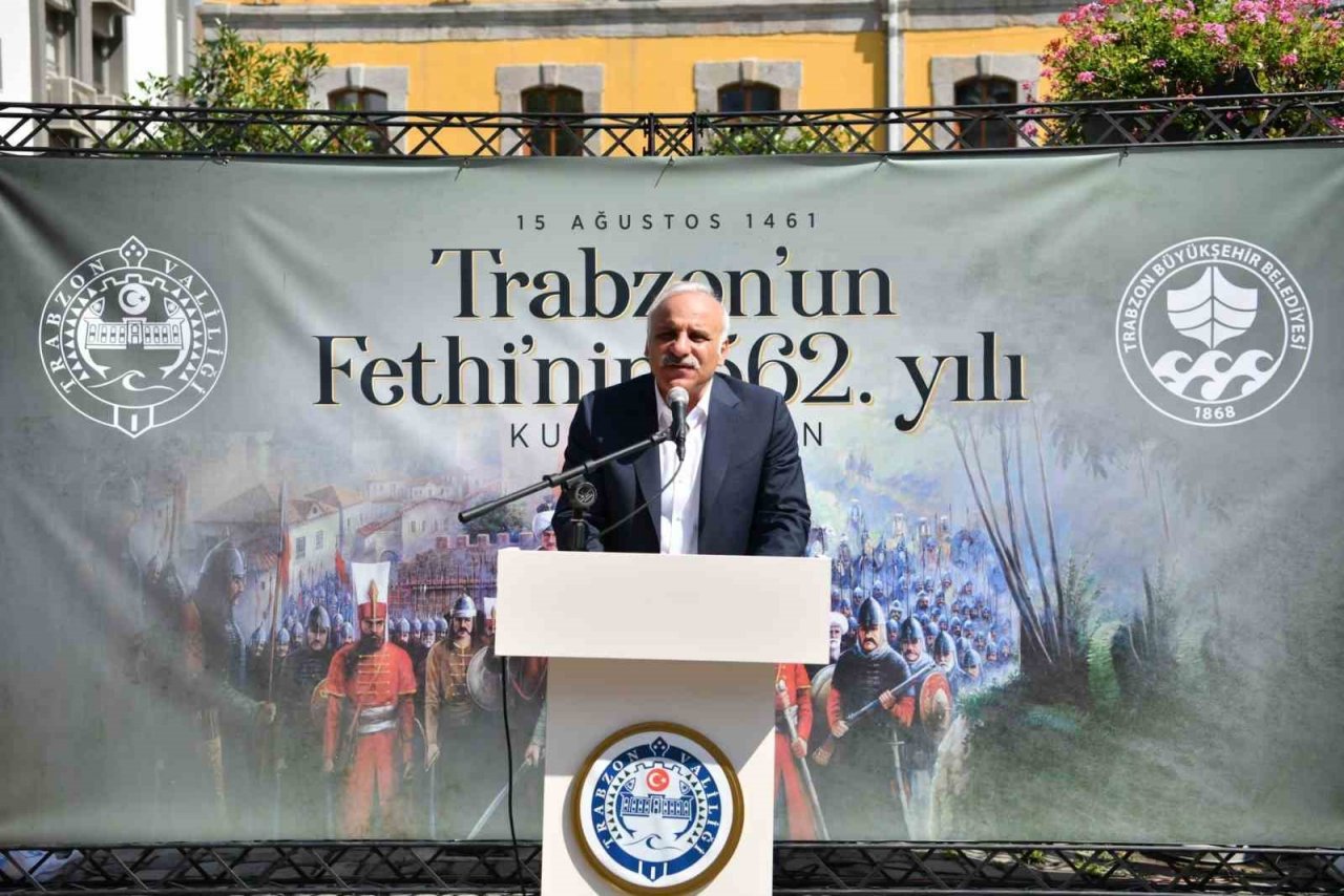 Trabzon’un fethinin 562. yıl dönümü etkinlikleri