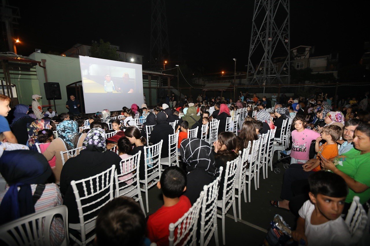 Çocuk sineması etkinliğine yoğun ilgi