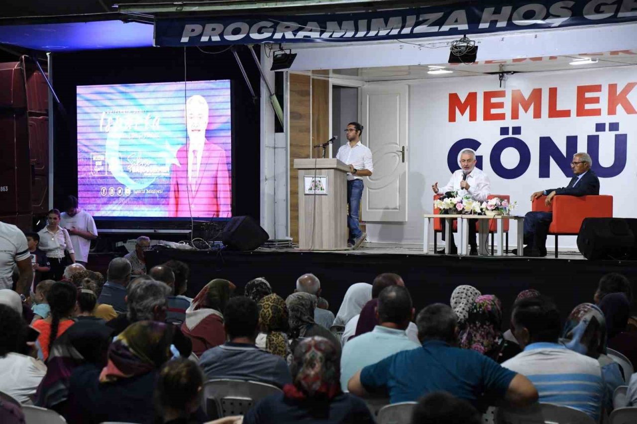 Başkan Başdeğirmen Çünür Mahallesi sakinleriyle bir araya geldi