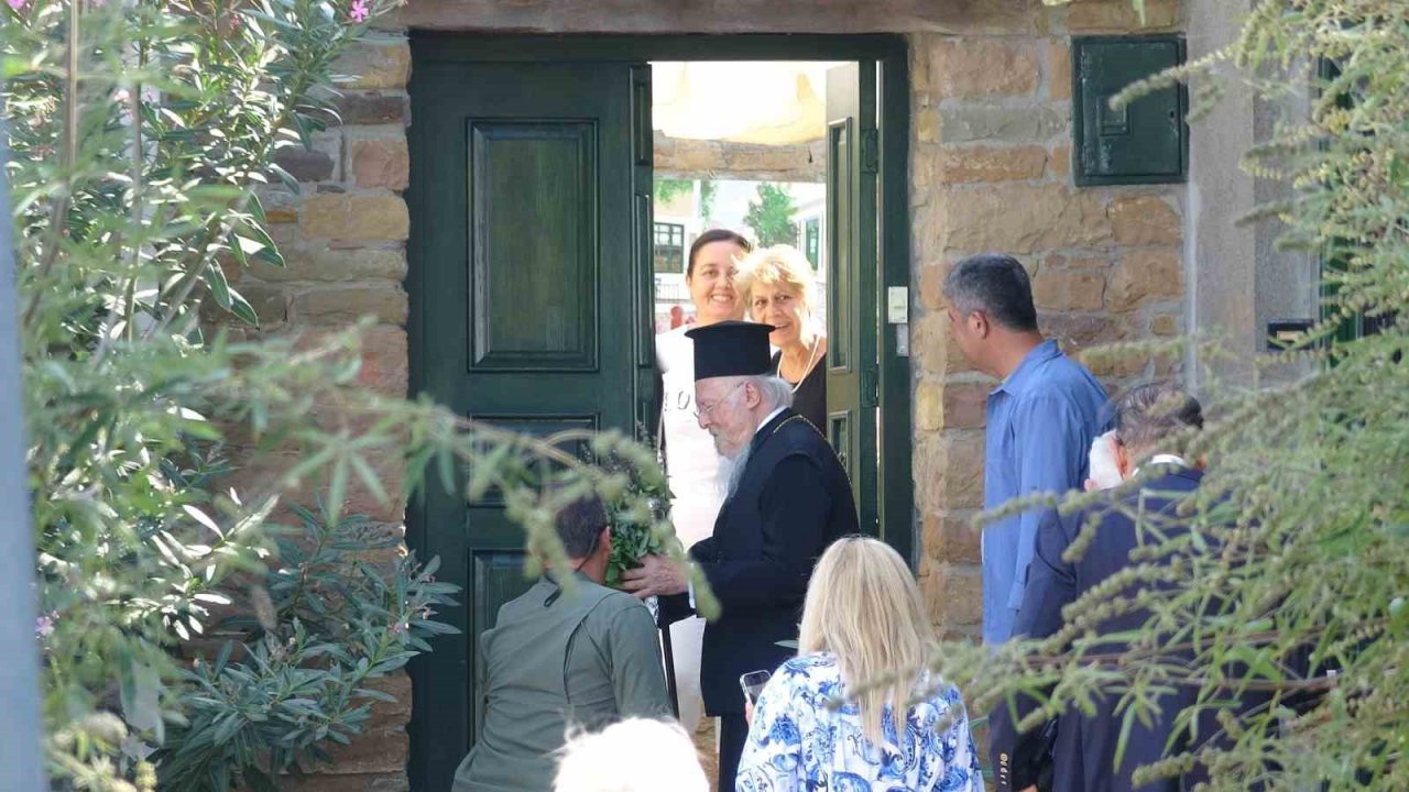 Fener Rum Patriği Bartholomeos, Gökçeada’ya geldi