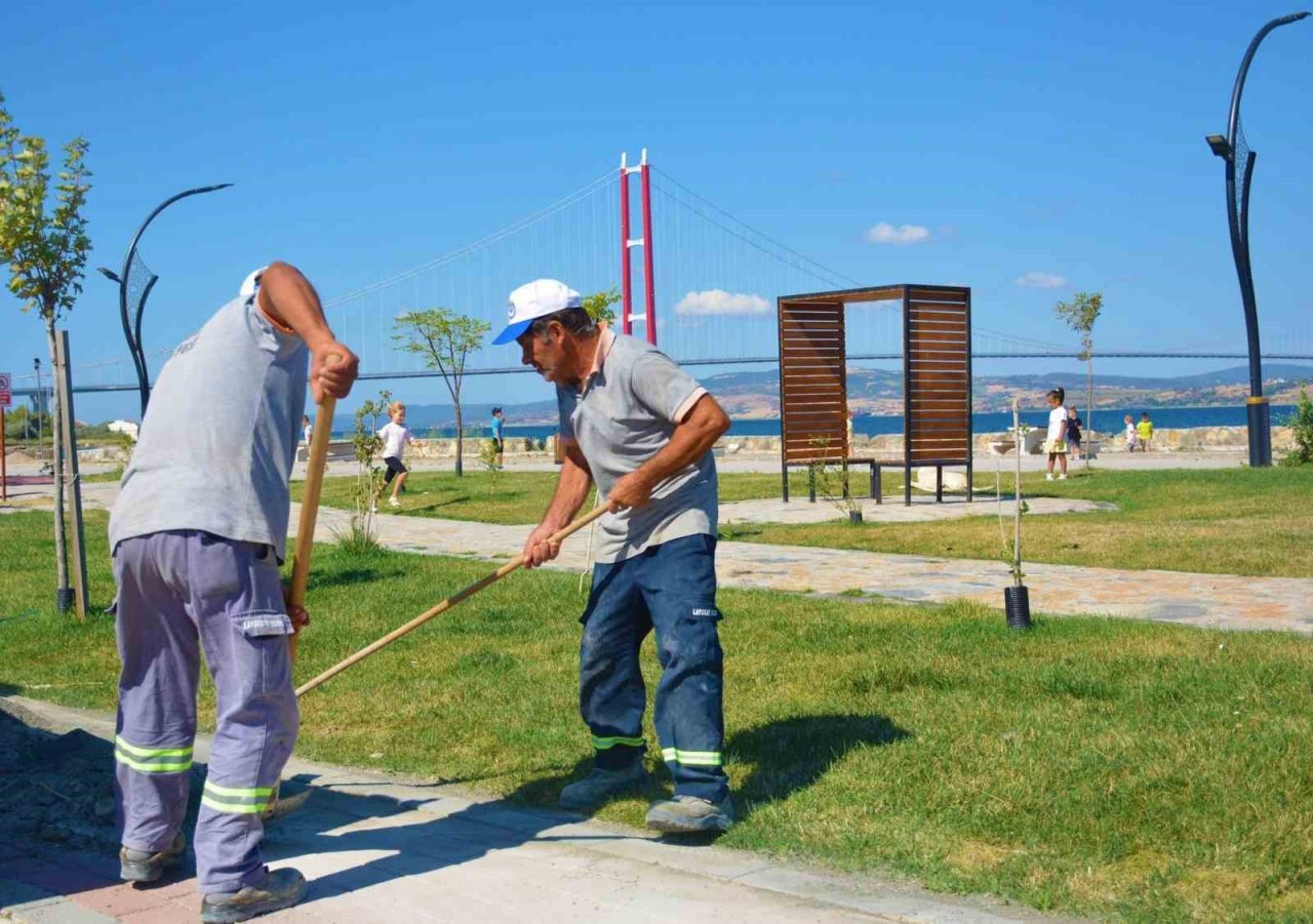 Lapseki Belediyesi projeler ve çalışmalarla faaliyetlerini sürdürüyor