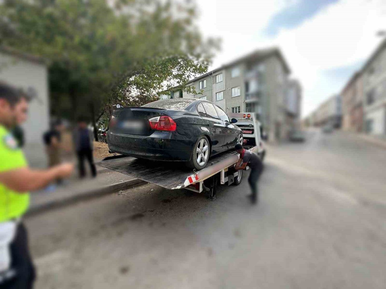 Drift atan araç sürücüsüne 28 bin 532 TL ceza yazıldı