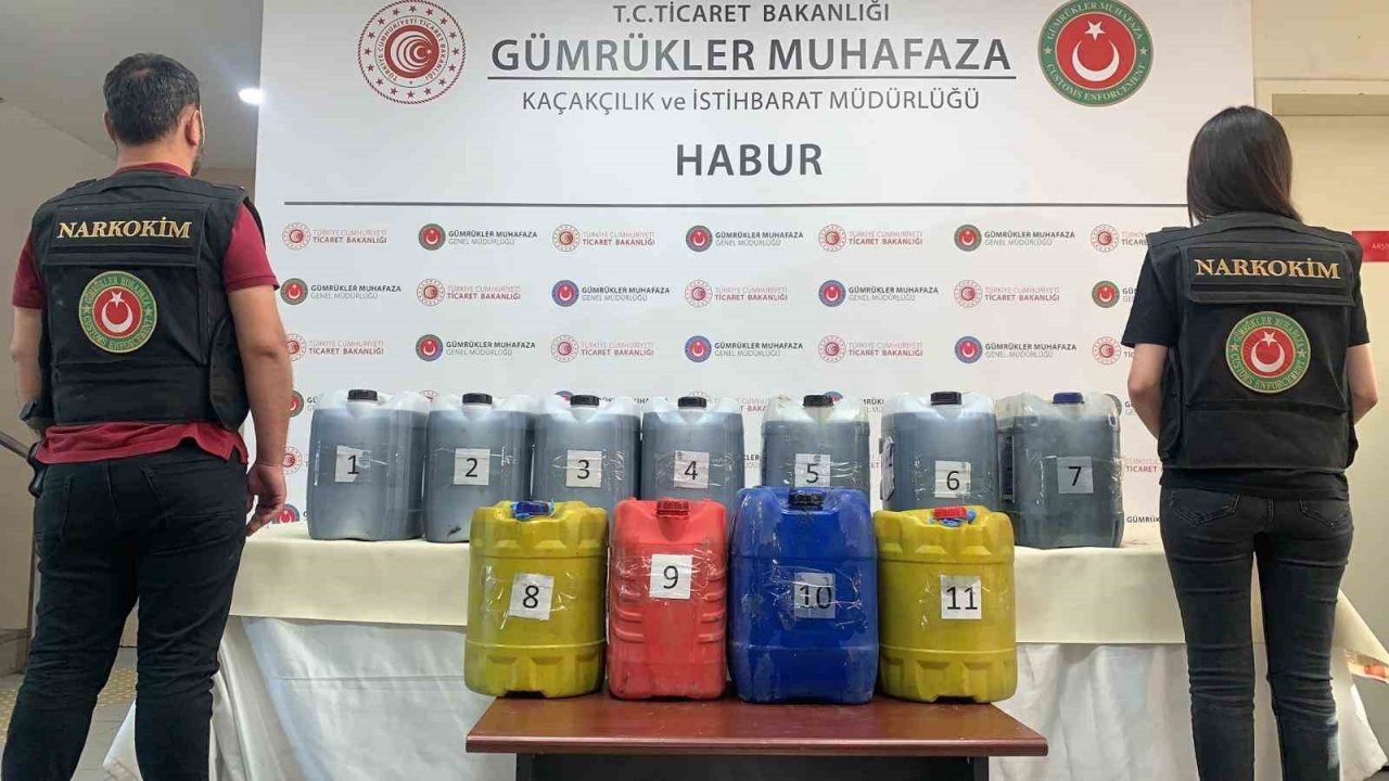 Habur Gümrük Kapısı’nda 245 kilogram metamfetamin yakalandı