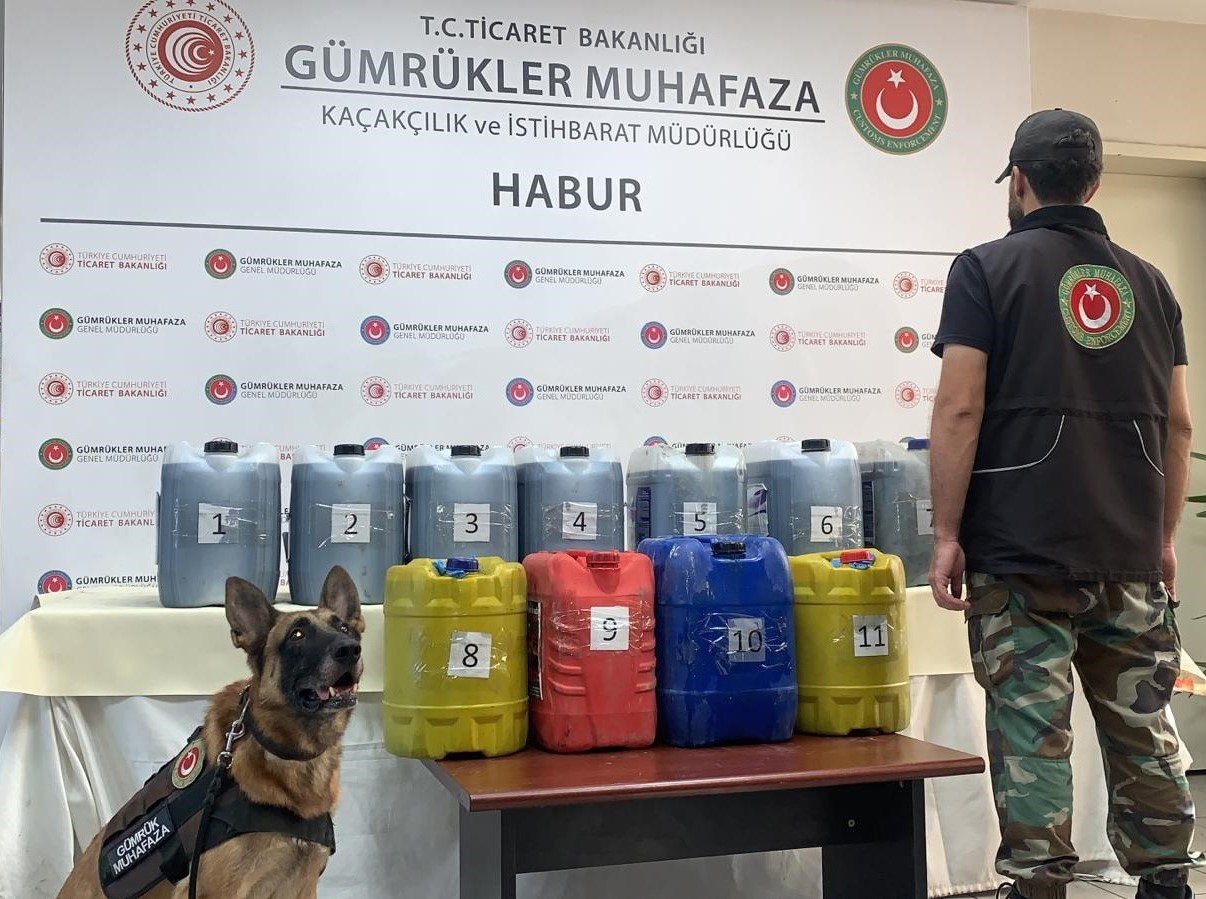 Habur Gümrük Kapısı’nda 245 kilogram metamfetamin yakalandı