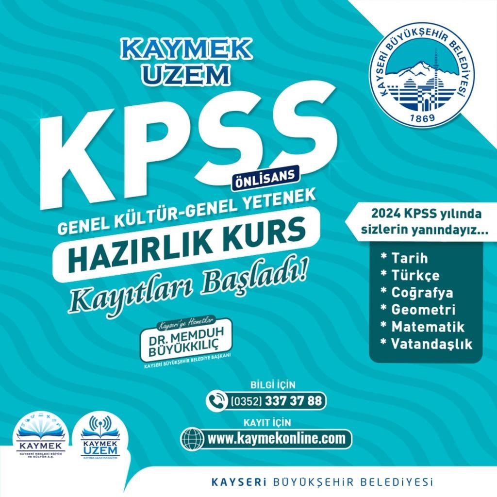 Büyükşehir KAYMEK, 2024 KPSS’de memur adaylarının yanında