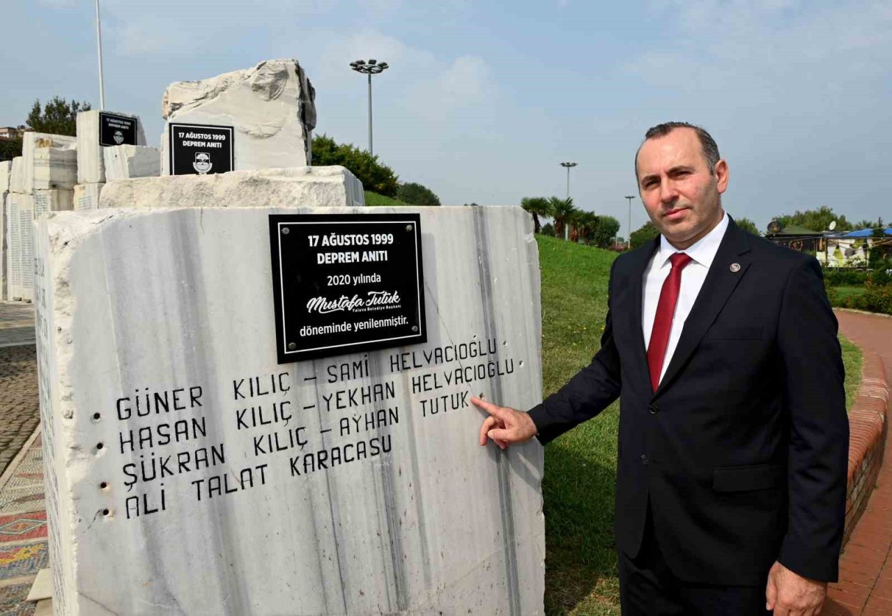 Başkan Tutuk’tan 17 Ağustos depreminin yıl dönümünde kentsel dönüşüm çağrısı