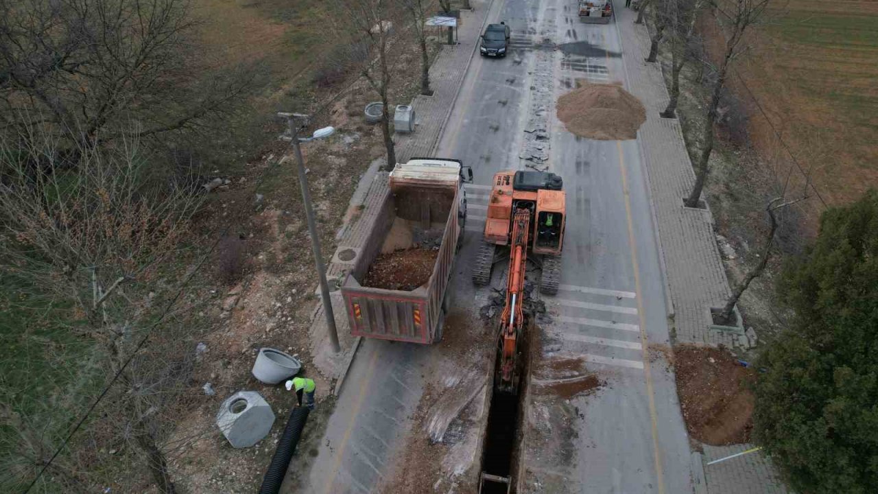 Düğerek kanalizasyon projesinin yüzde 85’ini tamamladı