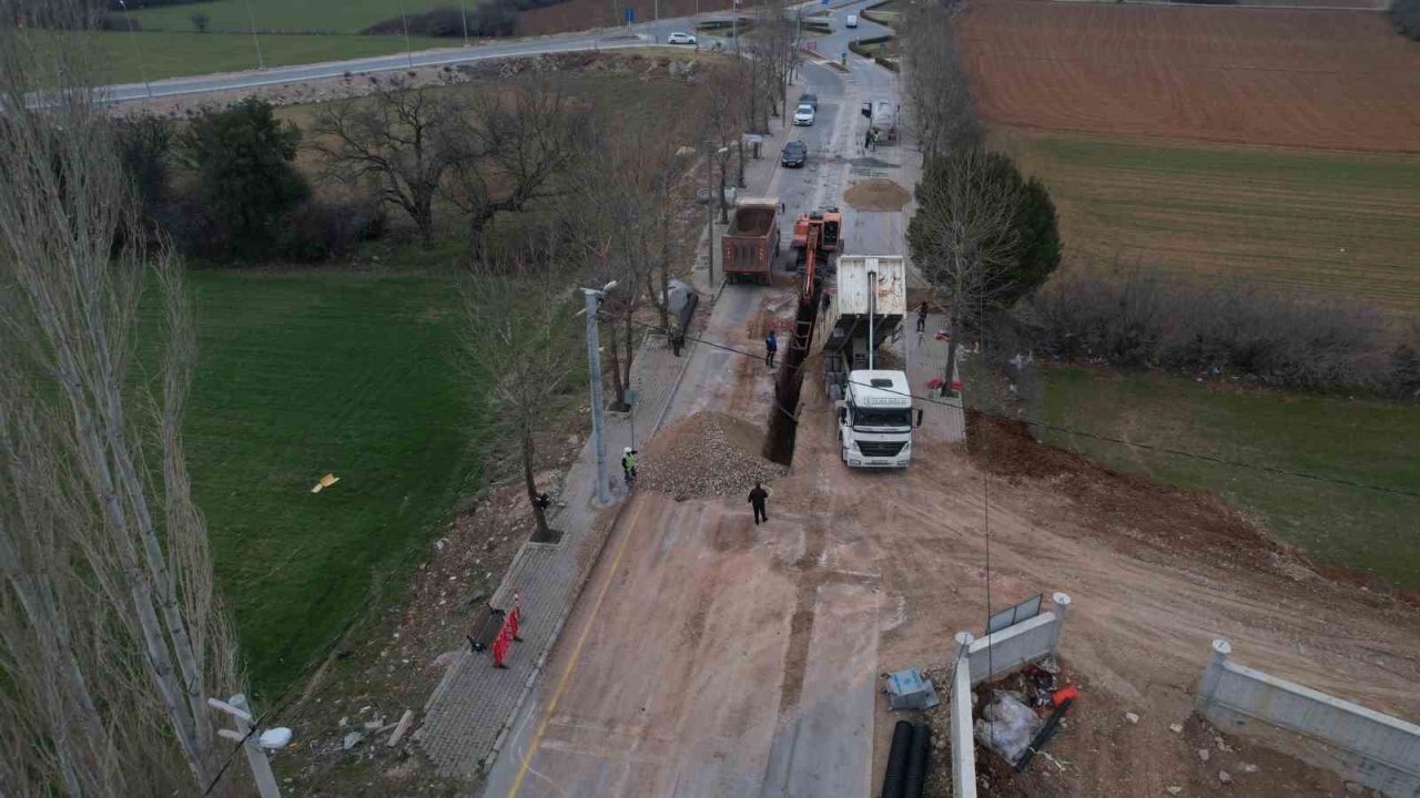 Düğerek kanalizasyon projesinin yüzde 85’ini tamamladı