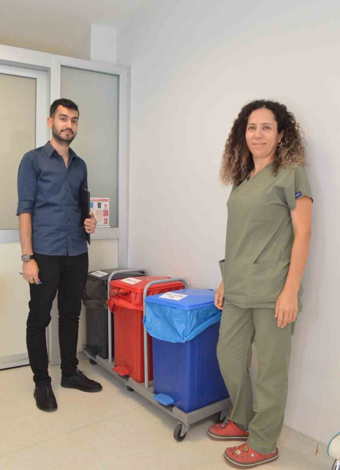 Muğla Eğitim ve Araştırma Hastanesinde “Sıfır Atık Projesi” yapılıyor
