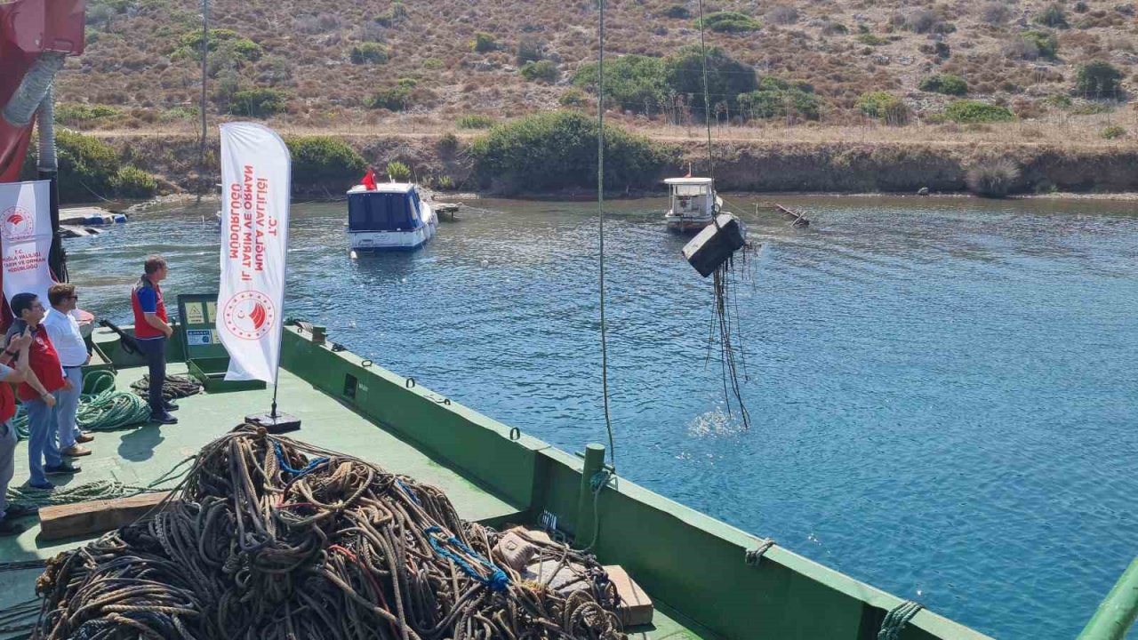 20 ton tonoz ve halat çıkarıldı