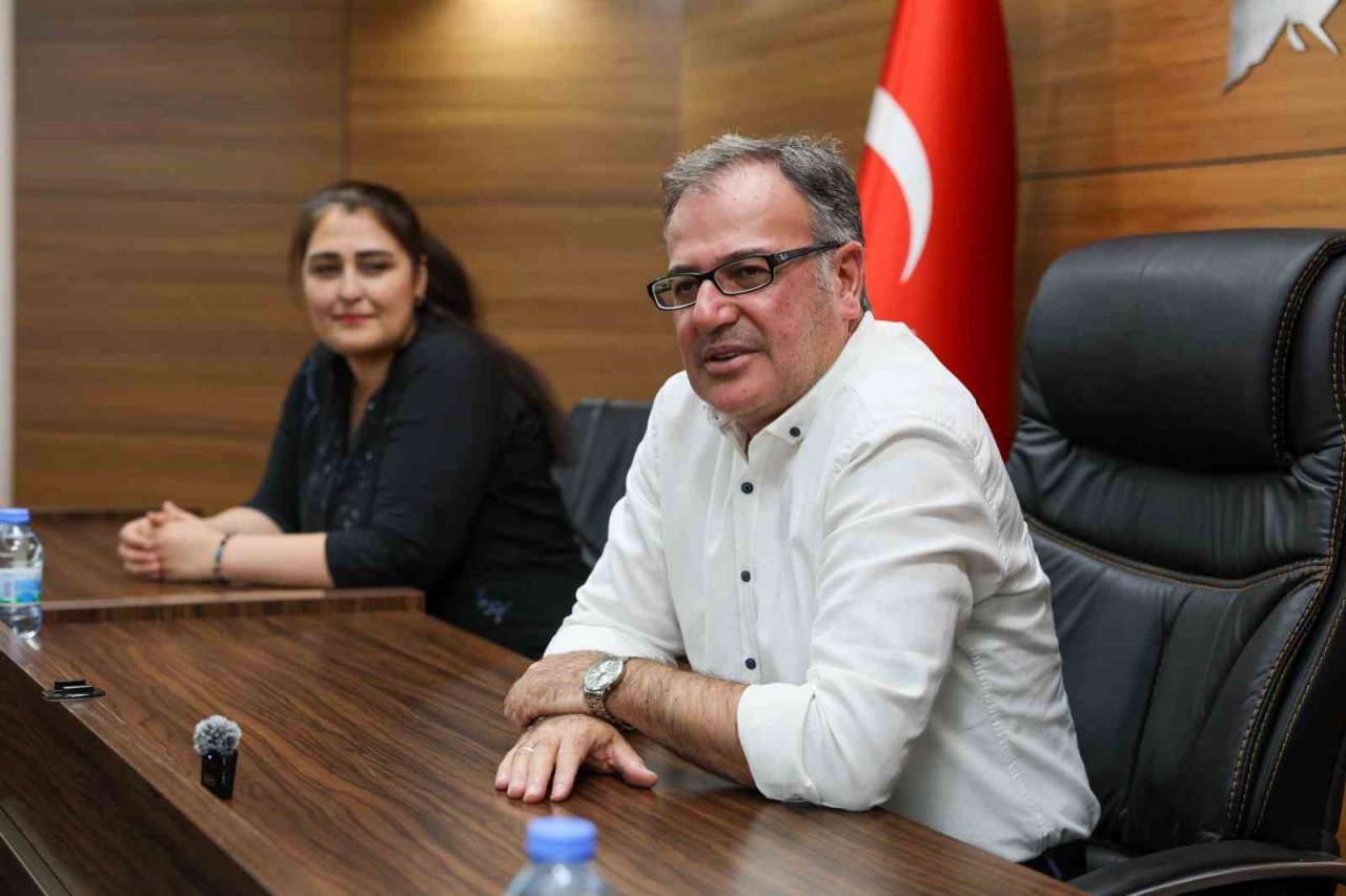 Kırgız öğrencilerden Hacılar’a ziyaret