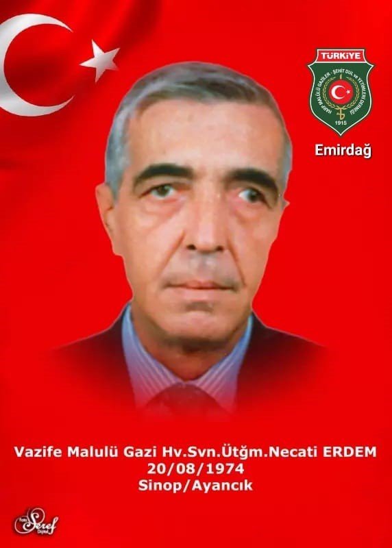 Vefat eden malul gazi askeri törenle toprağa verildi