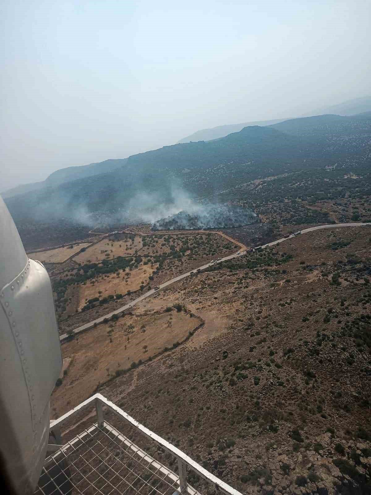 Aliağa’daki orman yangını kontrol altında