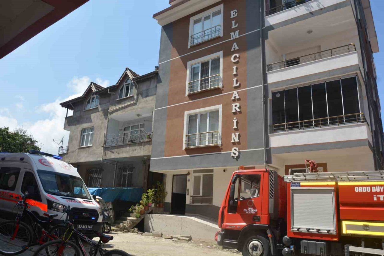 Ordu’da yangın: 2 çocuk dumandan etkilendi
