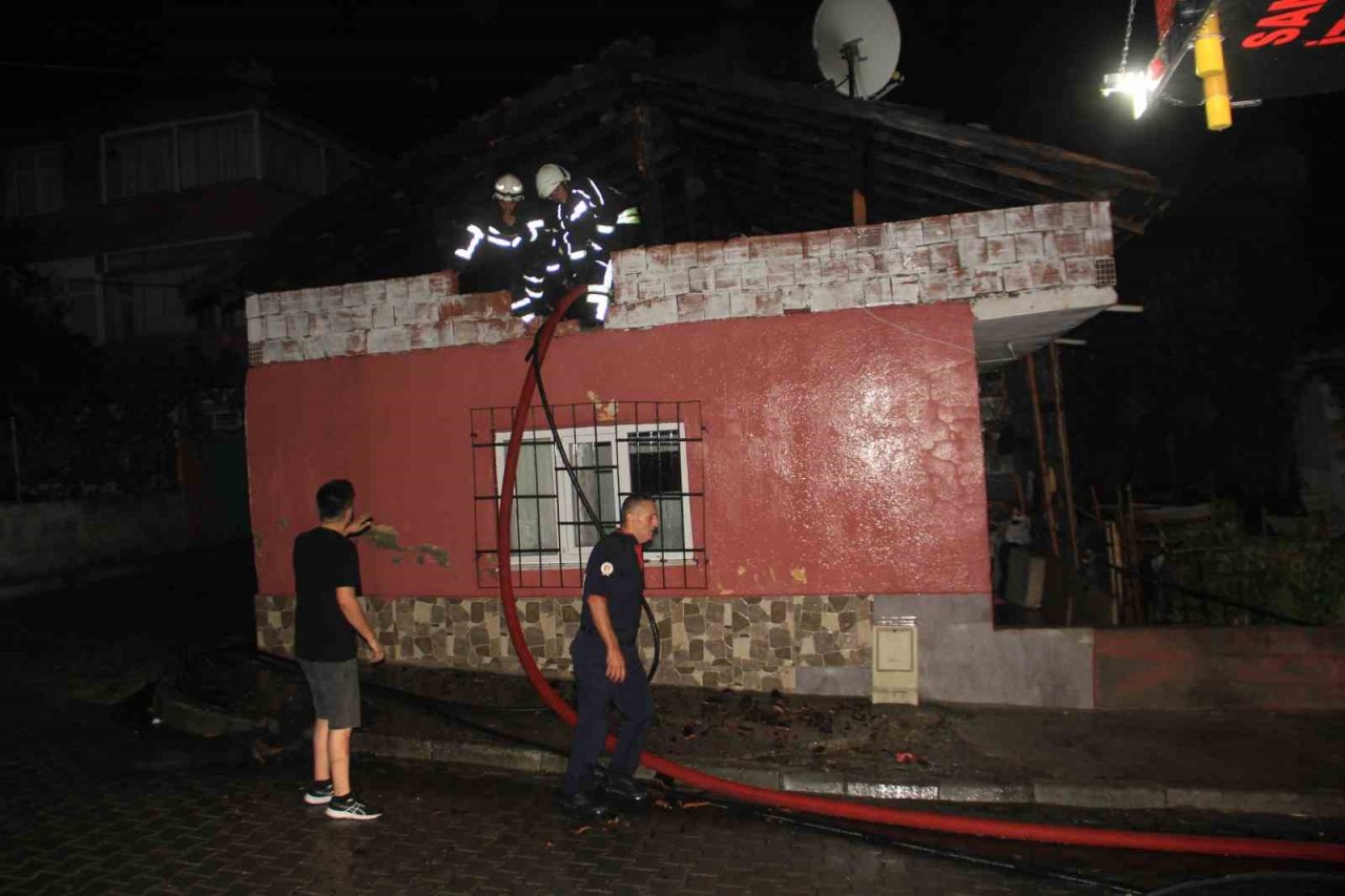 Samsun’da korkutan yangın: 1 yaralı