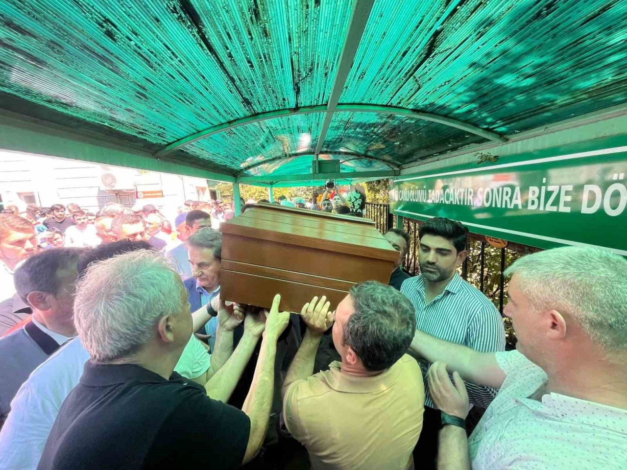 Kazada ölen baba Karabük’te toprağa verildi