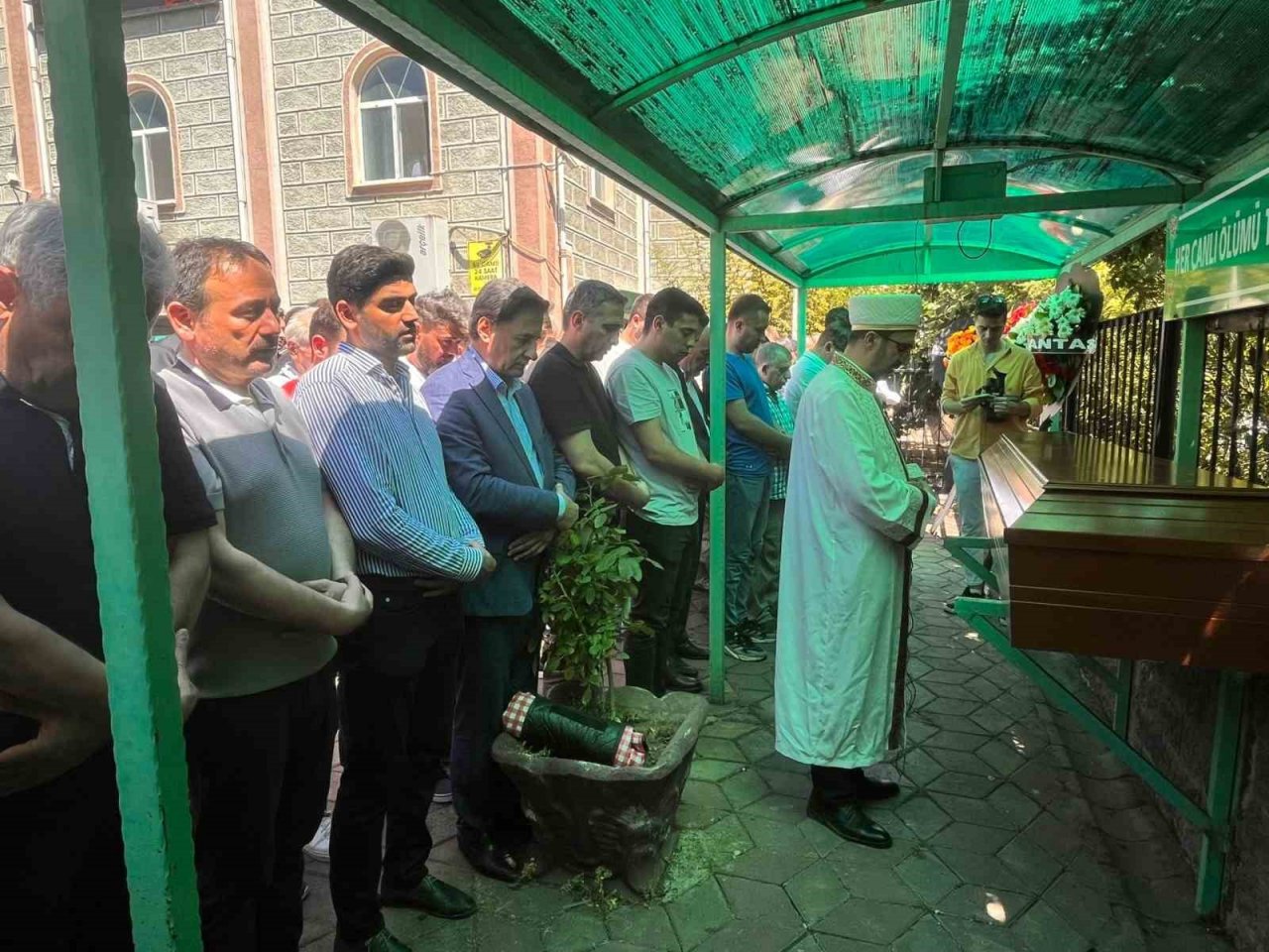 Kazada ölen baba Karabük’te toprağa verildi