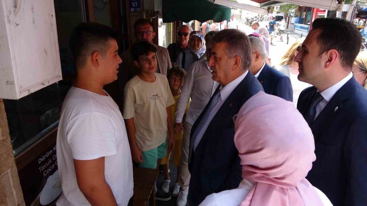 AK Parti Genel Başkan Yardımcısı Yazıcı’dan esnaf ziyareti