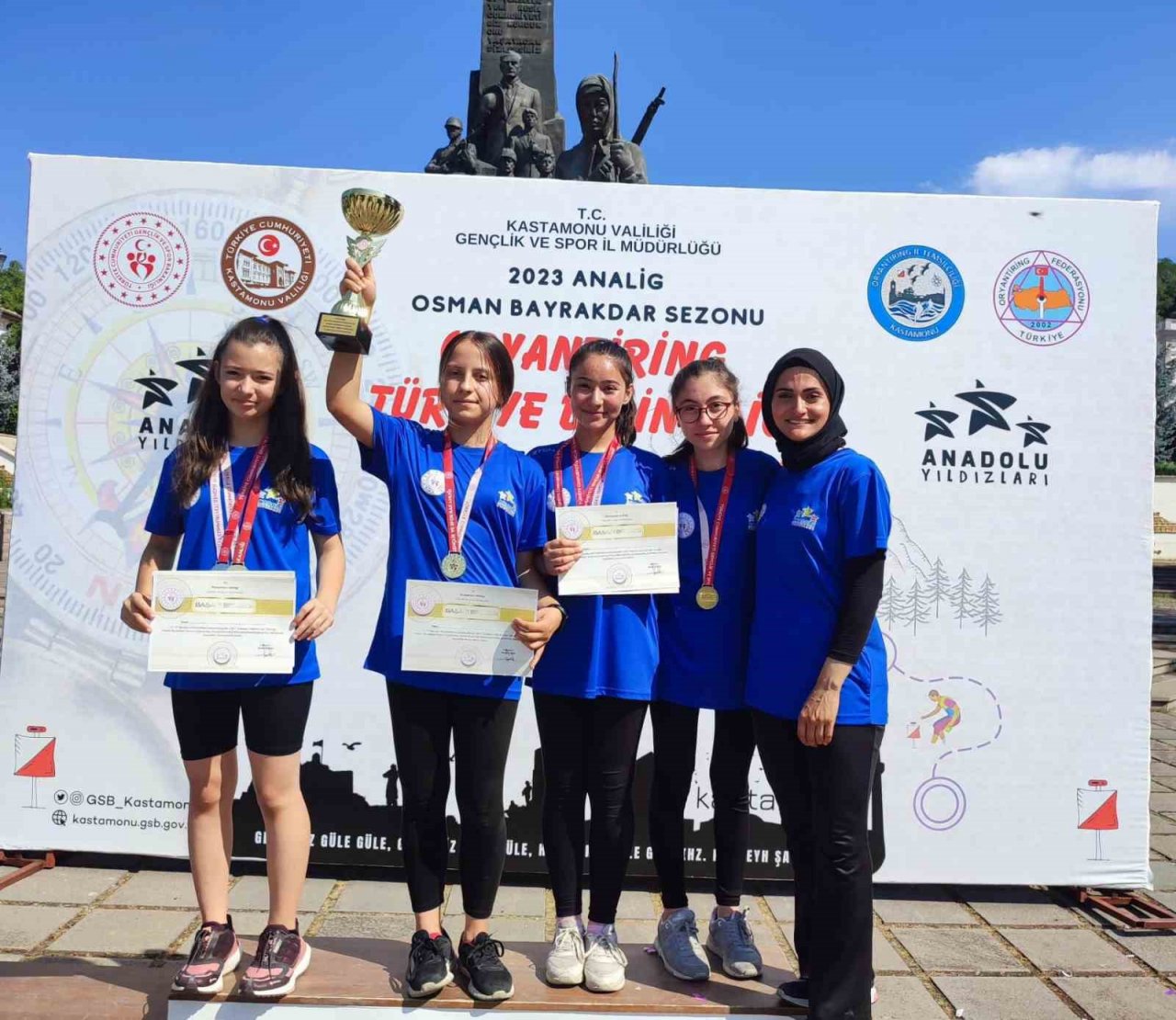 Manisalı sporcular, Oryantiring Türkiye Şampiyonası’na damga vurdu