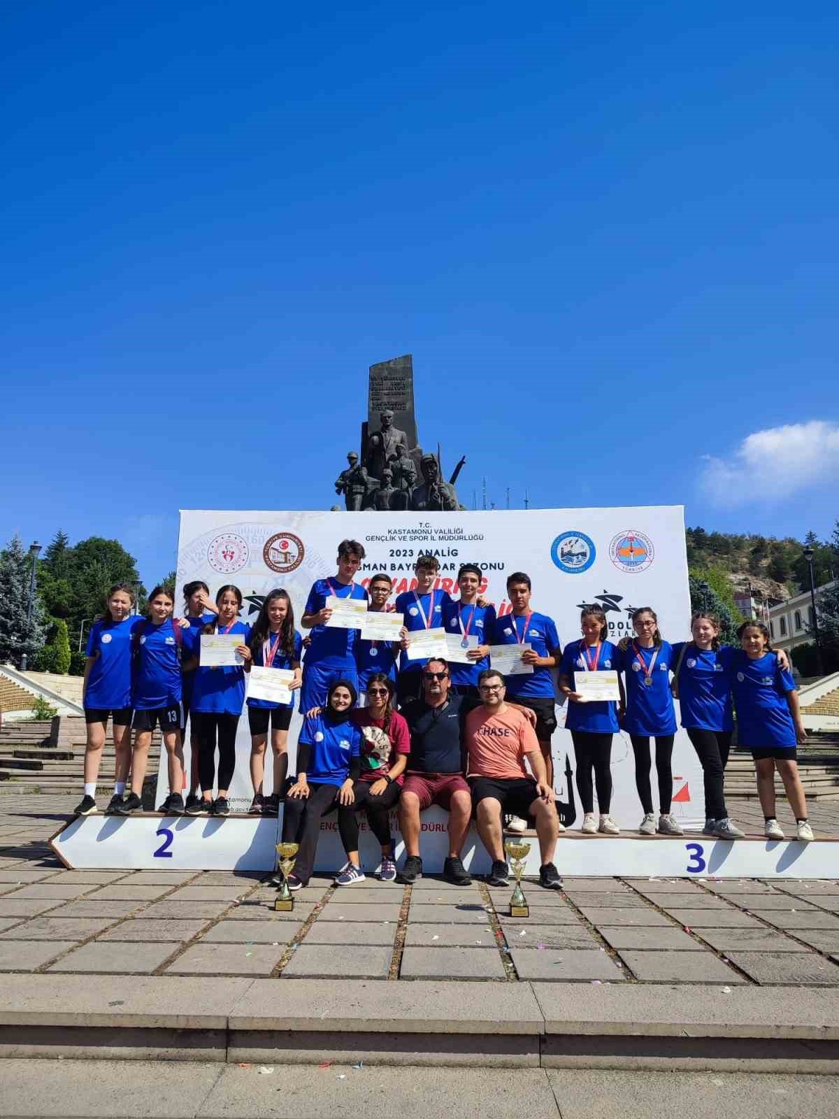 Manisalı sporcular, Oryantiring Türkiye Şampiyonası’na damga vurdu