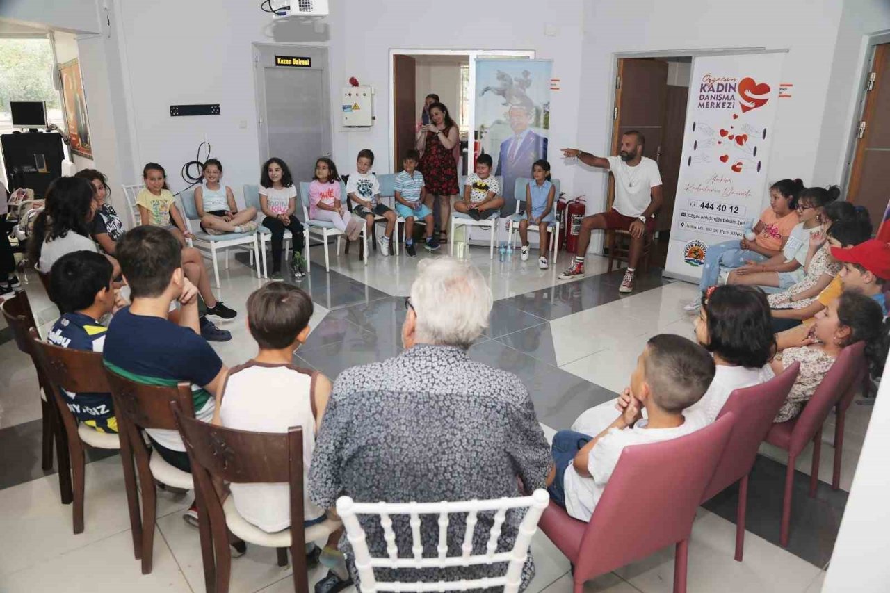 Atakum’da çocuklarla “Dolu Dolu Yaz Programı” sona erdi