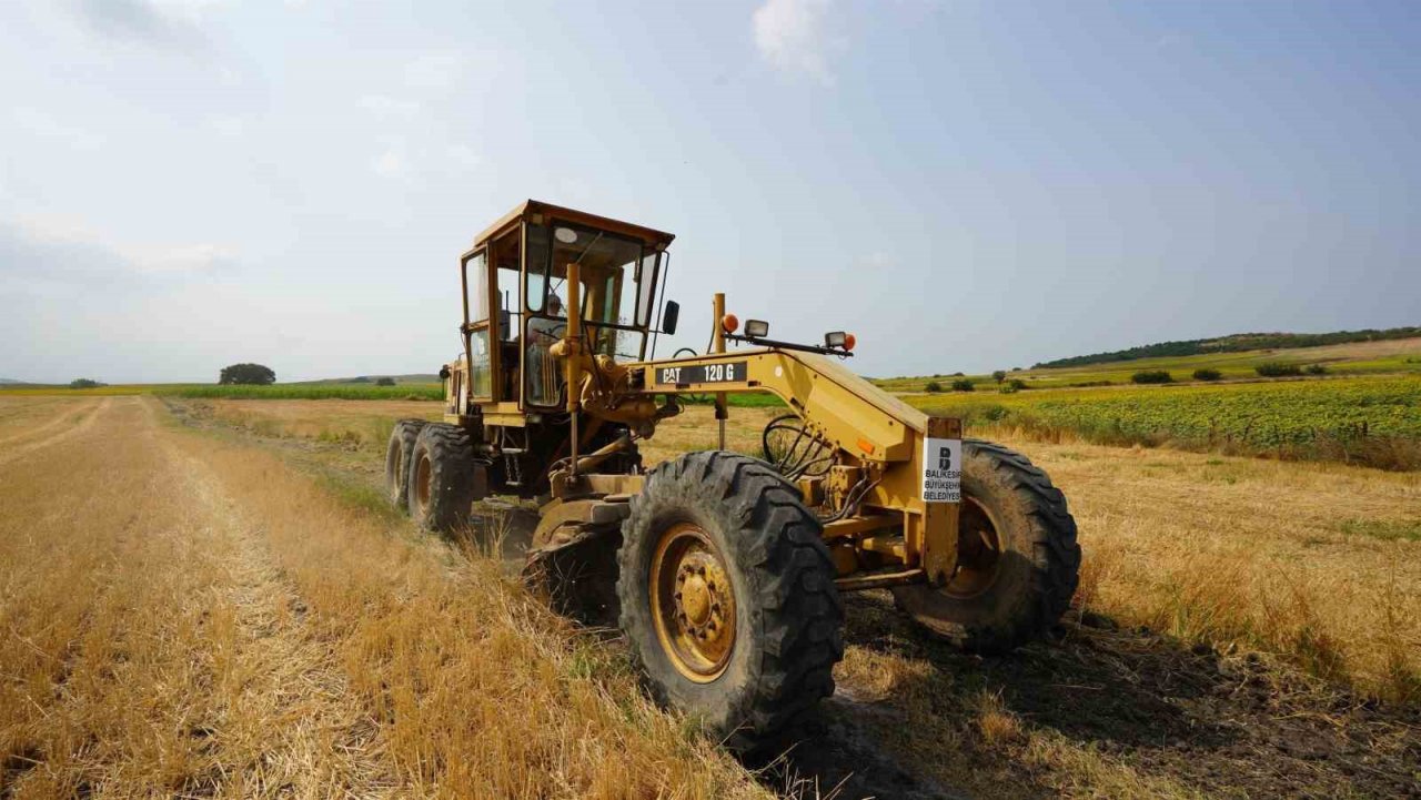 Balıkesir’de tarım arazilerine ulaşım artık çok kolay