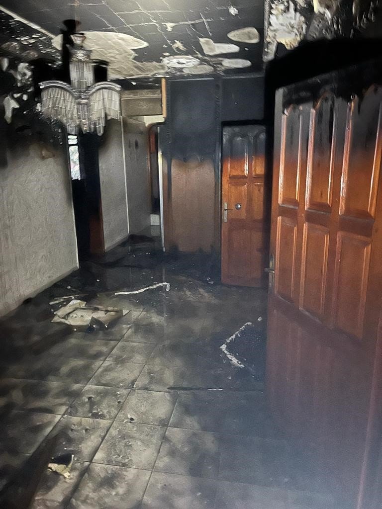 Konut yangını söndürüldü