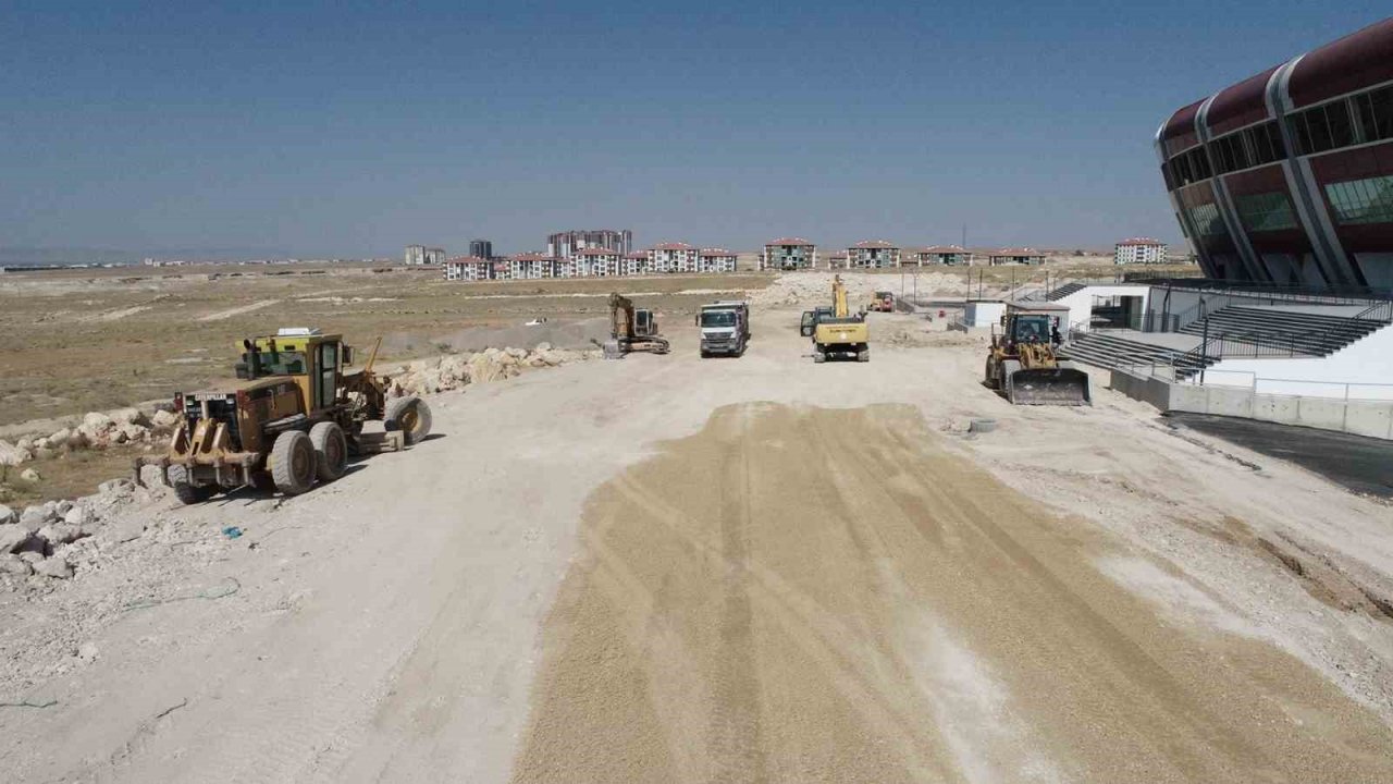 Belediye yeni şehir stadyumu çevresinde düzenleme çalışma başlattı