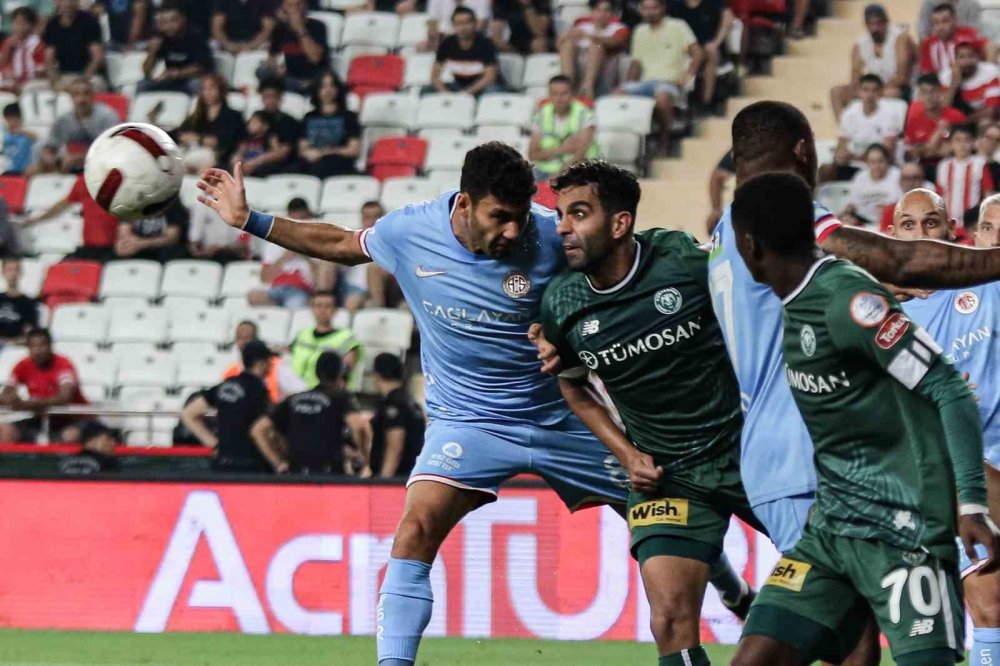 Konyaspor Antalya'da galibiyeti kaçırdı 1-1