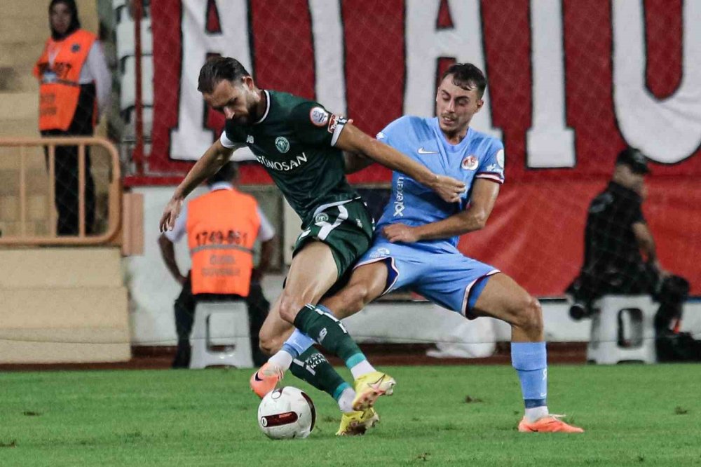 Konyaspor Antalya'da galibiyeti kaçırdı 1-1
