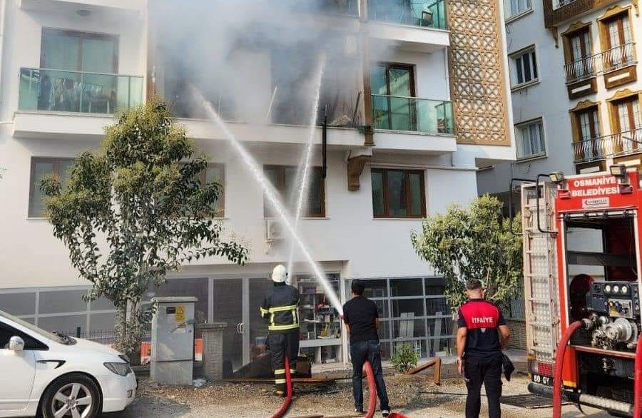 Osmaniye’de tüp patladı, yangın çıktı: 1 yaralı