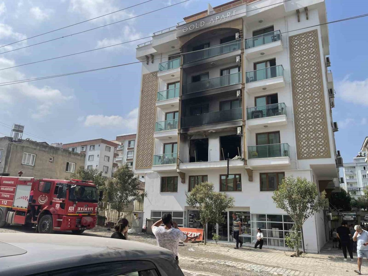 Osmaniye’de tüp patladı, yangın çıktı: 1 yaralı