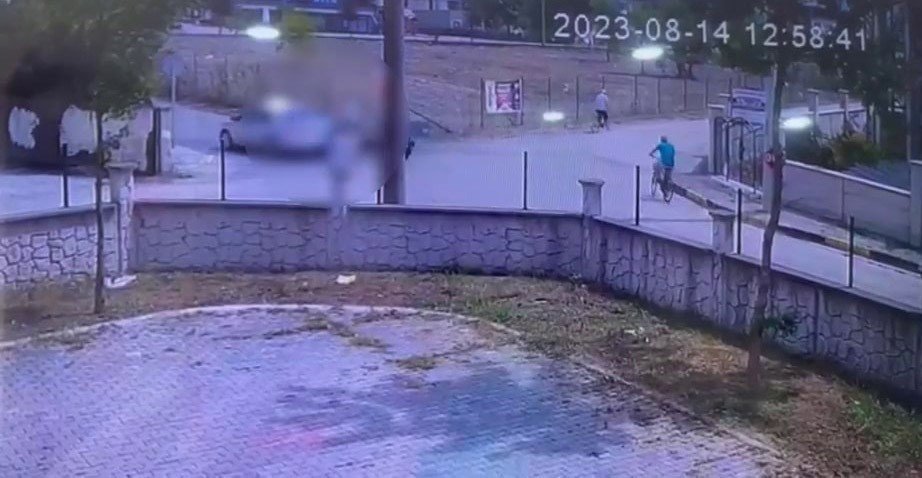 Bir kişinin öldüğü kaza, güvenlik kamerasına yansıdı